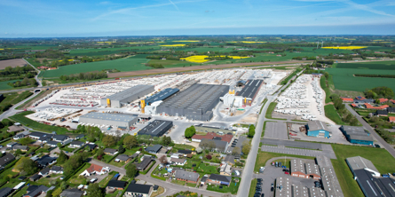 Luftfoto af Boligbeton