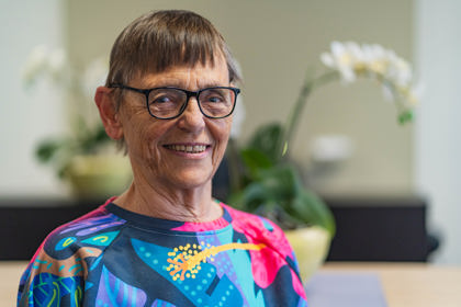 Portrætbillede af Gerda Volkmann